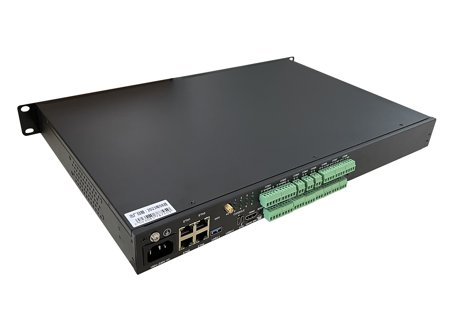 ARM-LINUX 1U機架式監控主機